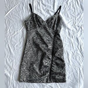 GUESS Animal Print Mini Dress